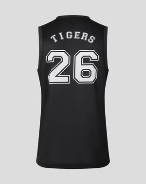 Leicester Tigers Men's 25/26 Training Basketball Vest - Black