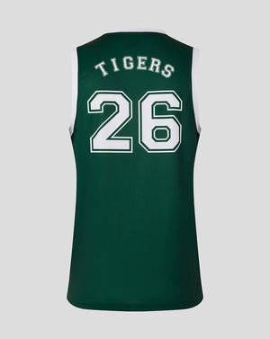 Leicester Tigers Men's 25/26 Training Basketball Vest  - Dark Green
