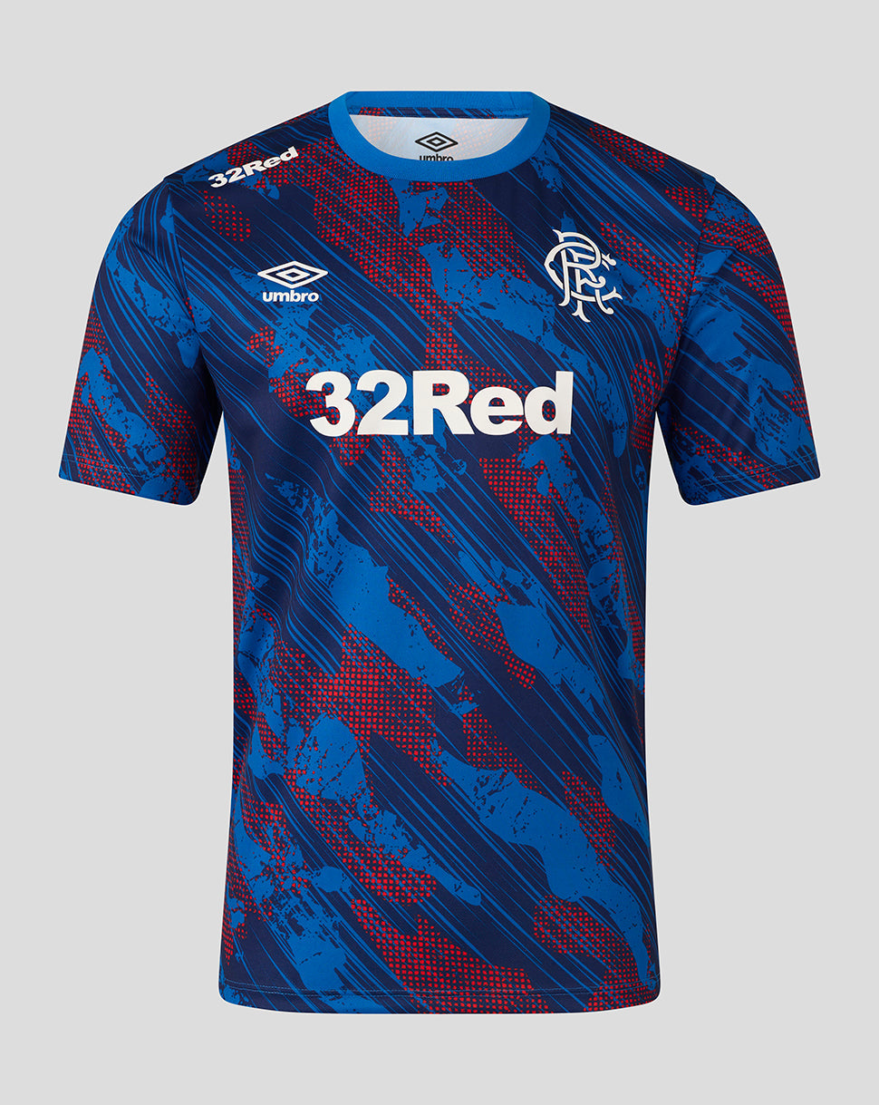 Rangers Men's 25/26 Armed Forces Day Range Shirt - Lapis Blue/Flame Scarlet