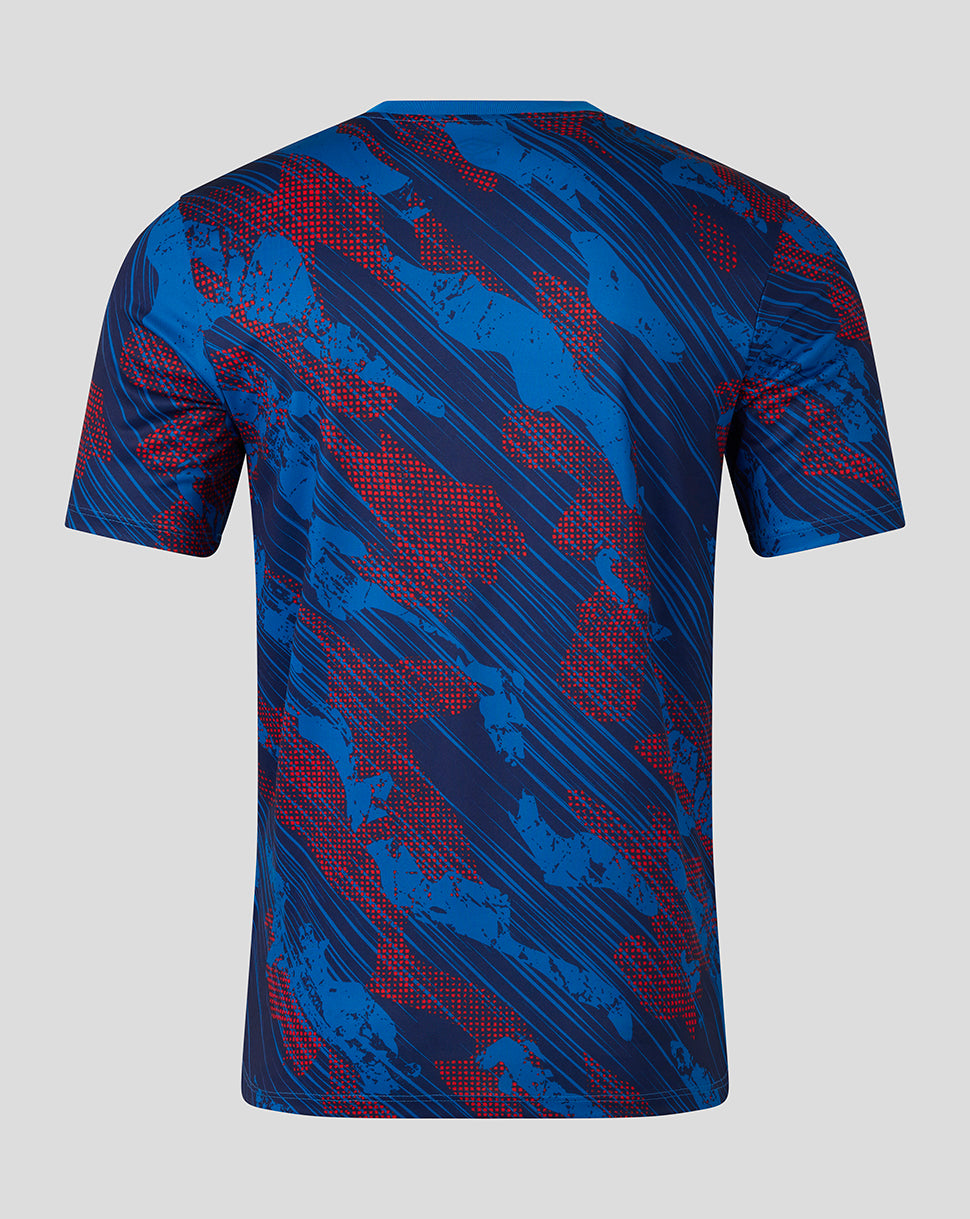 Rangers Junior 25/26 Armed Forces Day Range Shirt - Lapis Blue/Flame Scarlet