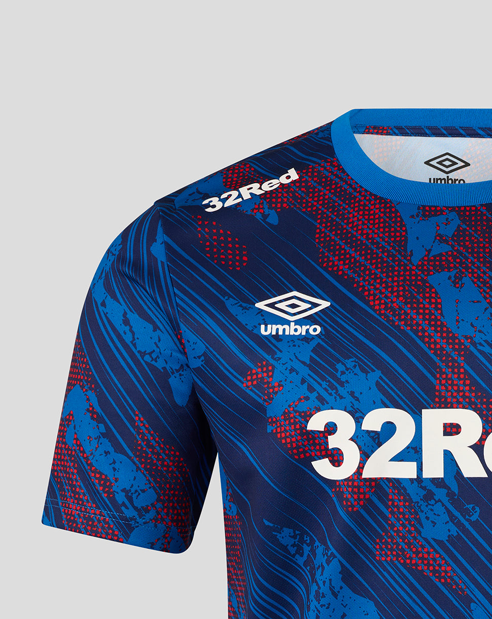 Rangers Women's 25/26 Armed Forces Day Range Shirt - Lapis Blue/Flame Scarlet