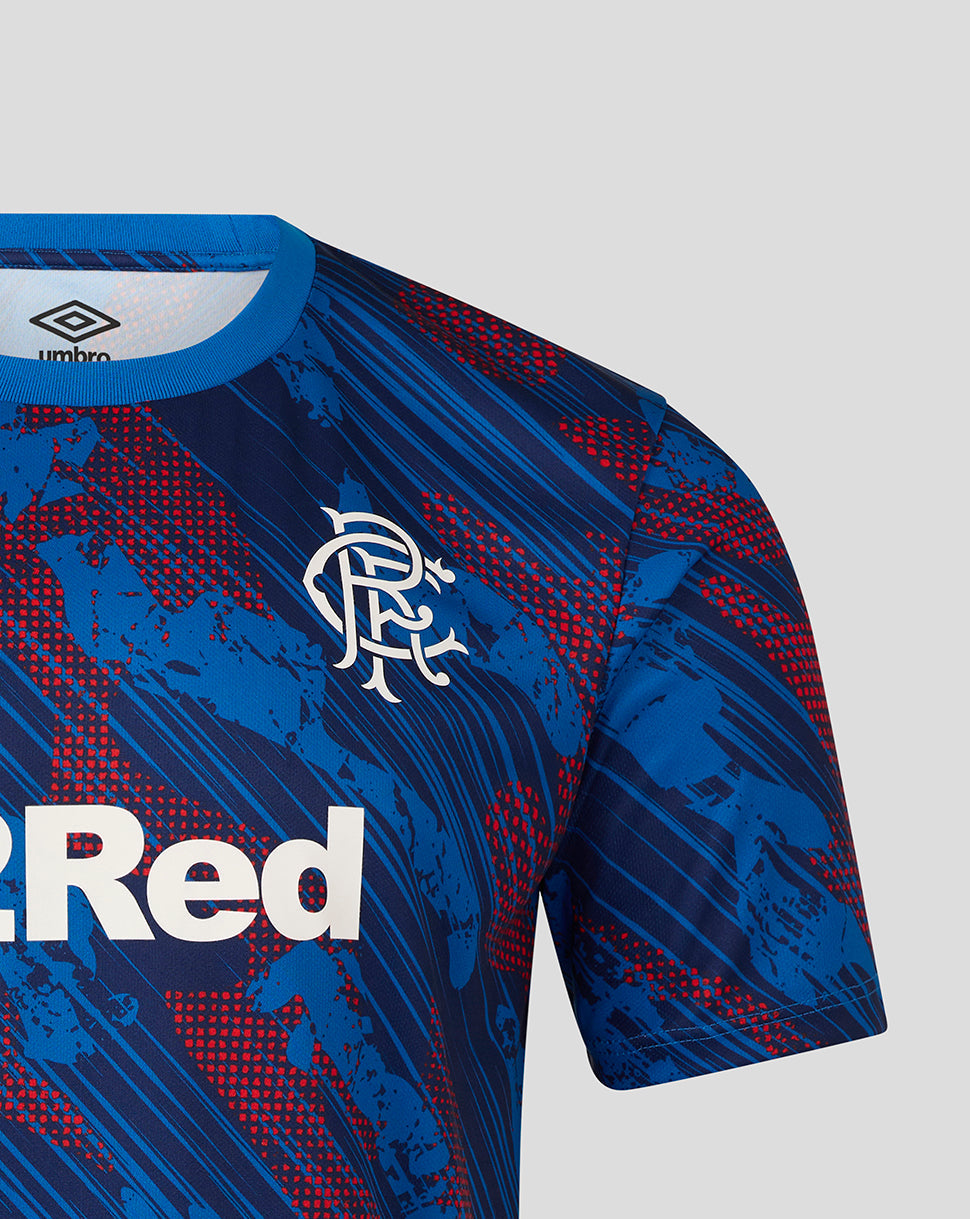 Rangers Men's 25/26 Armed Forces Day Range Shirt - Lapis Blue/Flame Scarlet