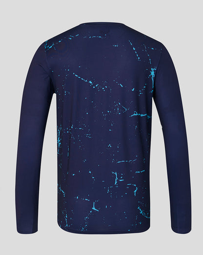 Yorkshire Cricket Men's 26/27 Long Sleeve Performance T-Shirt - Peacoat