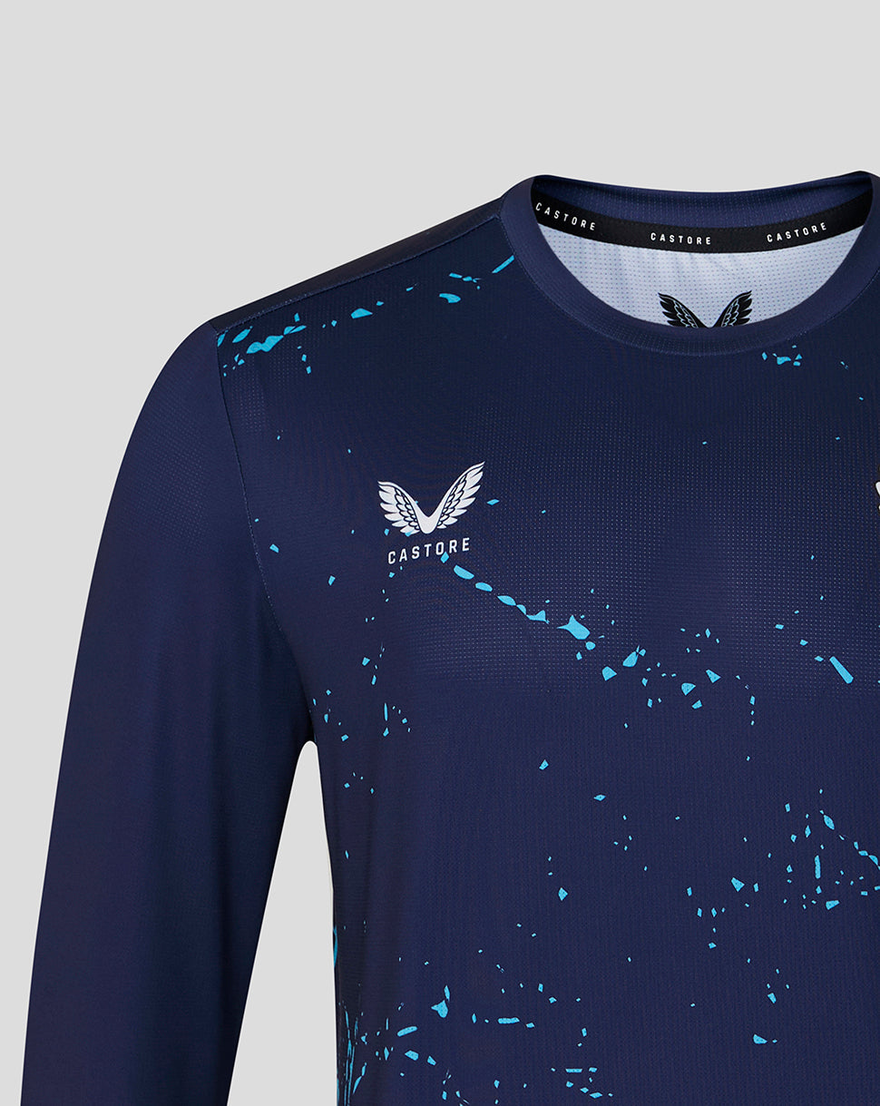Yorkshire Cricket Men's 26/27 Long Sleeve Performance T-Shirt - Peacoat