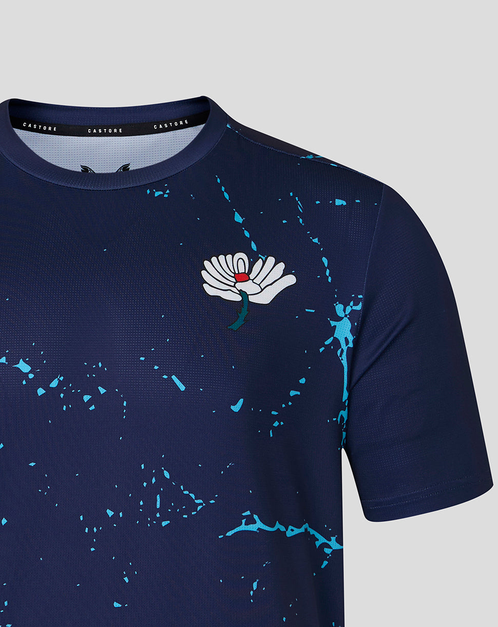 Yorkshire Cricket Men's 26/27 Short Sleeve Performance T-Shirt - Peacoat - Peacoat