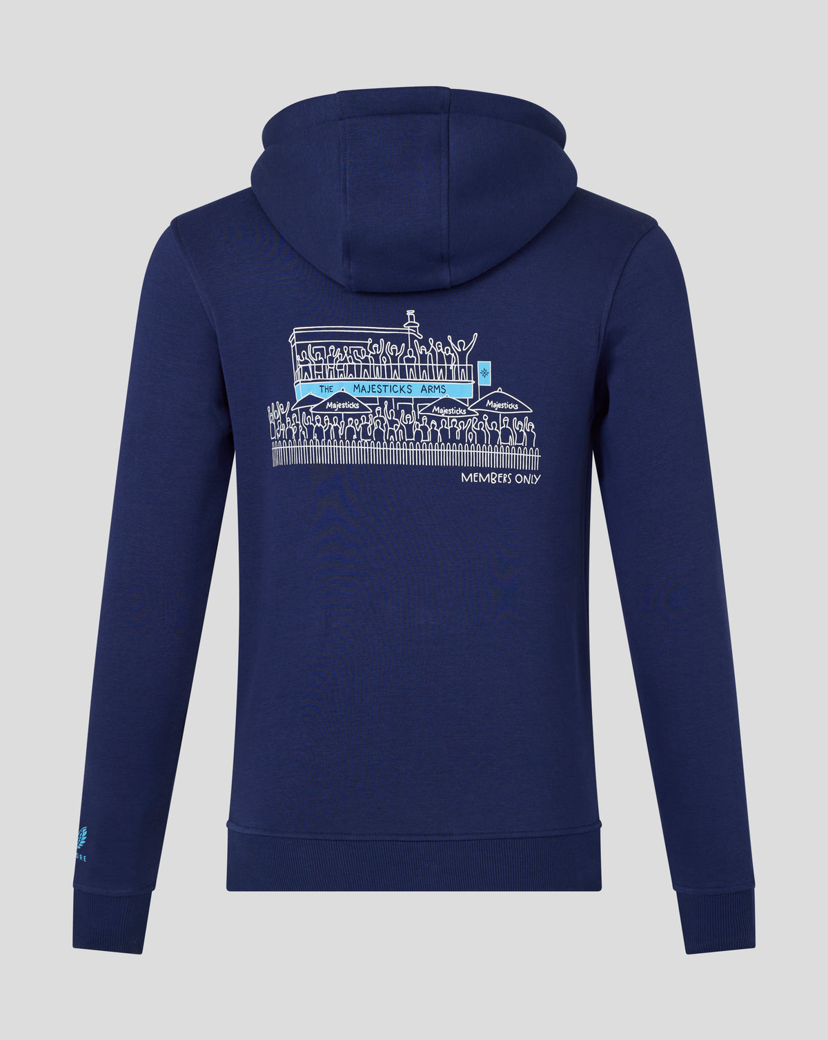 Majesticks Arms Hoodie - Navy - Navy