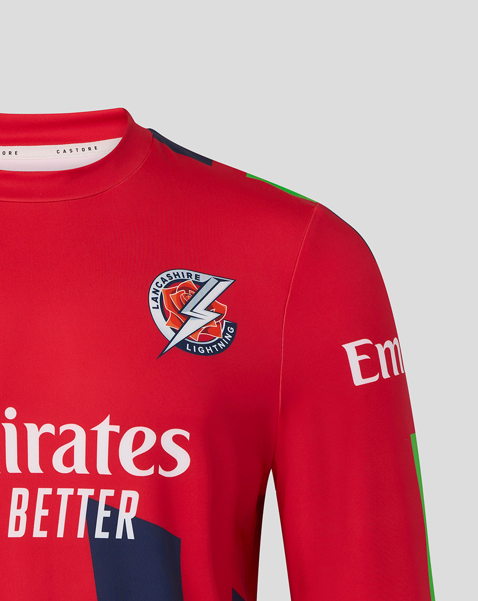 Lancashire Cricket Men's 26/27 T20 Sweatshirt - Red - True Red