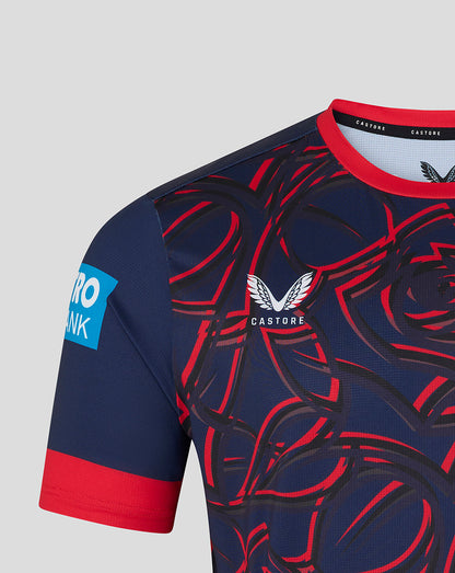 Lancashire Cricket Men's 26/27 ODI Short Sleeve Jersey - Peacoat