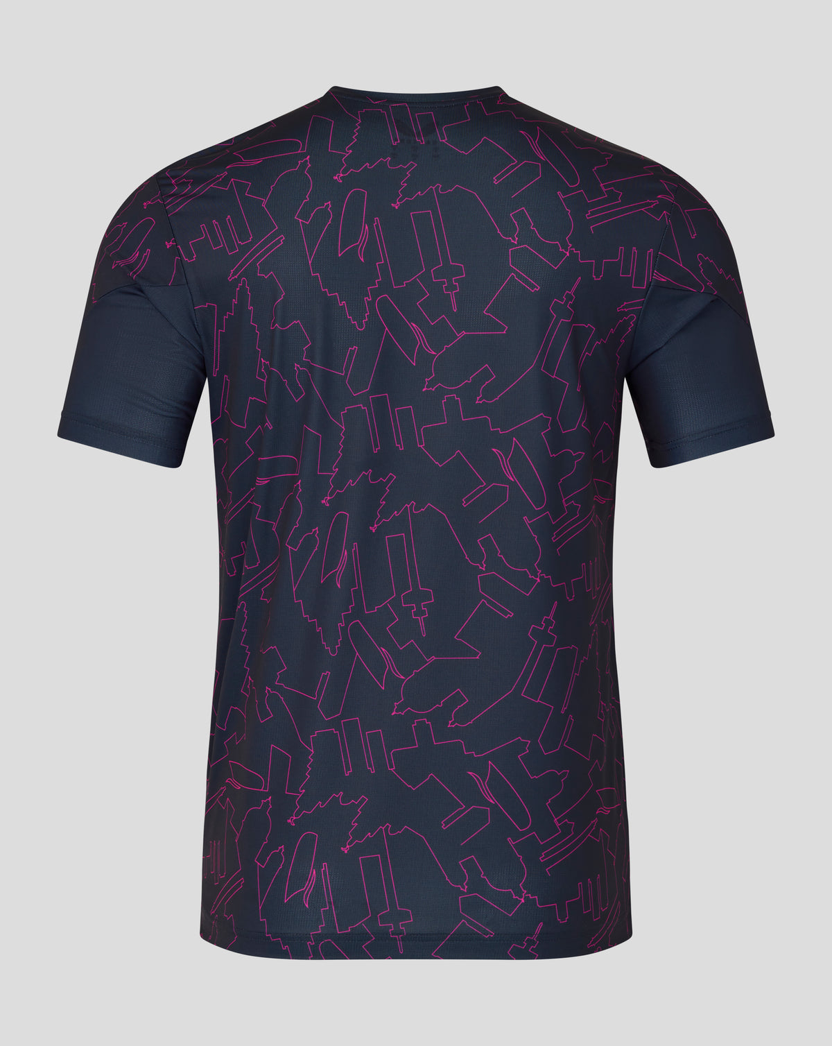 Everton FC 25/26 Men's At Night Pre Match T-Shirt - Baritone Blue/Beetroot Purple