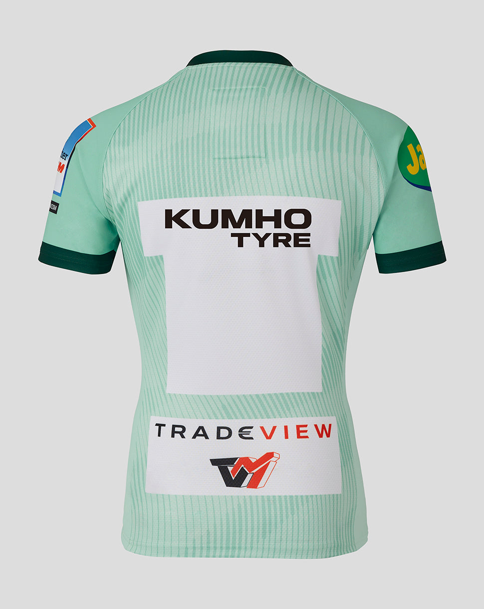 Leicester Tigers Men's 25/26 Pro Away Shirt - Green/Green