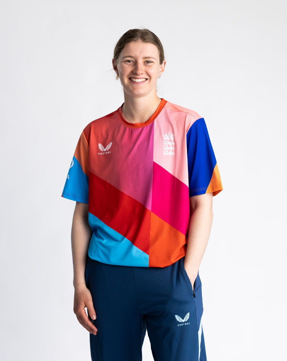England Cricket Unisex 26/27 T20 WWC T-Shirt - Multi