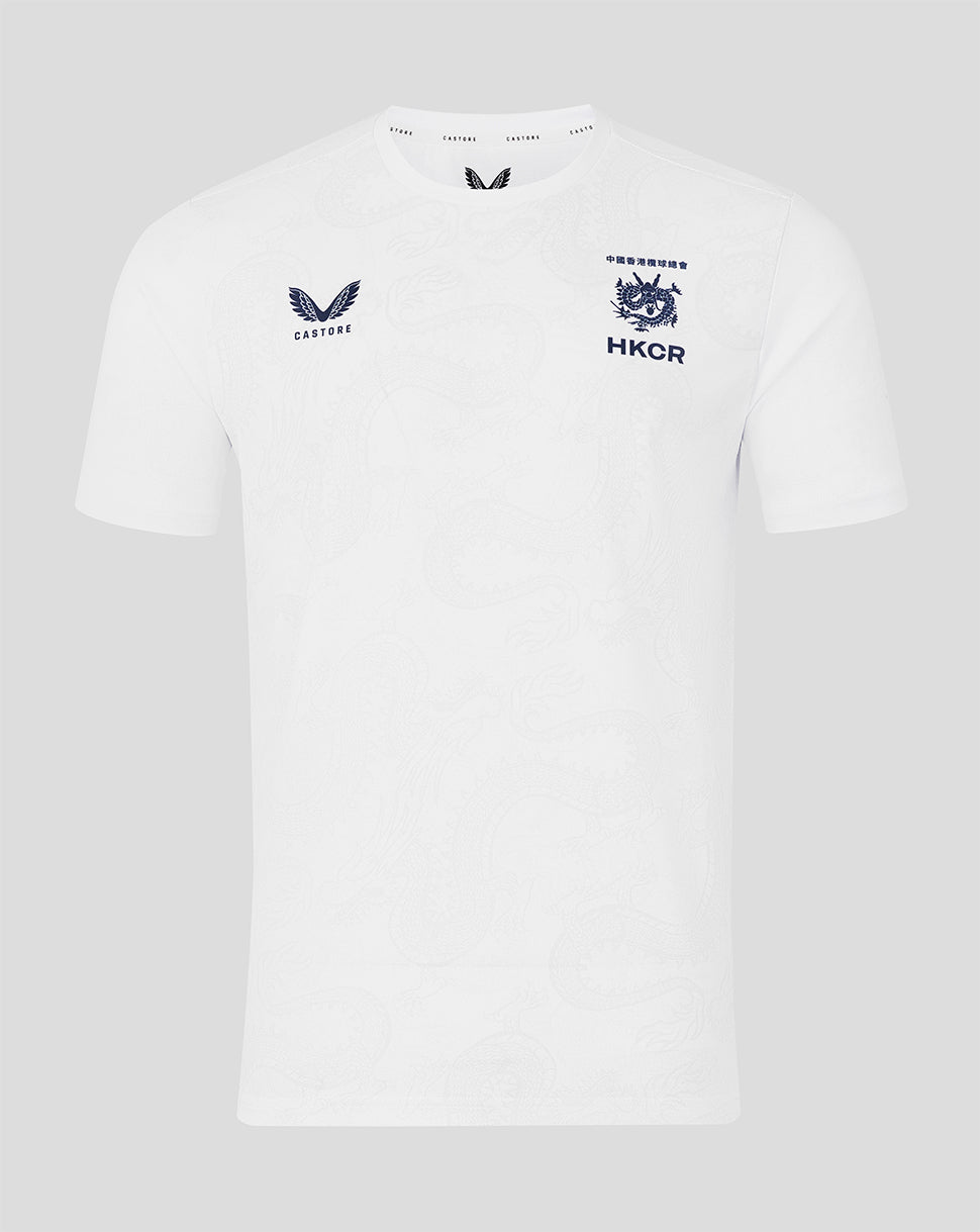 Hong Kong China Rugby Men's 2026 Graphic Training T-Shirt - White