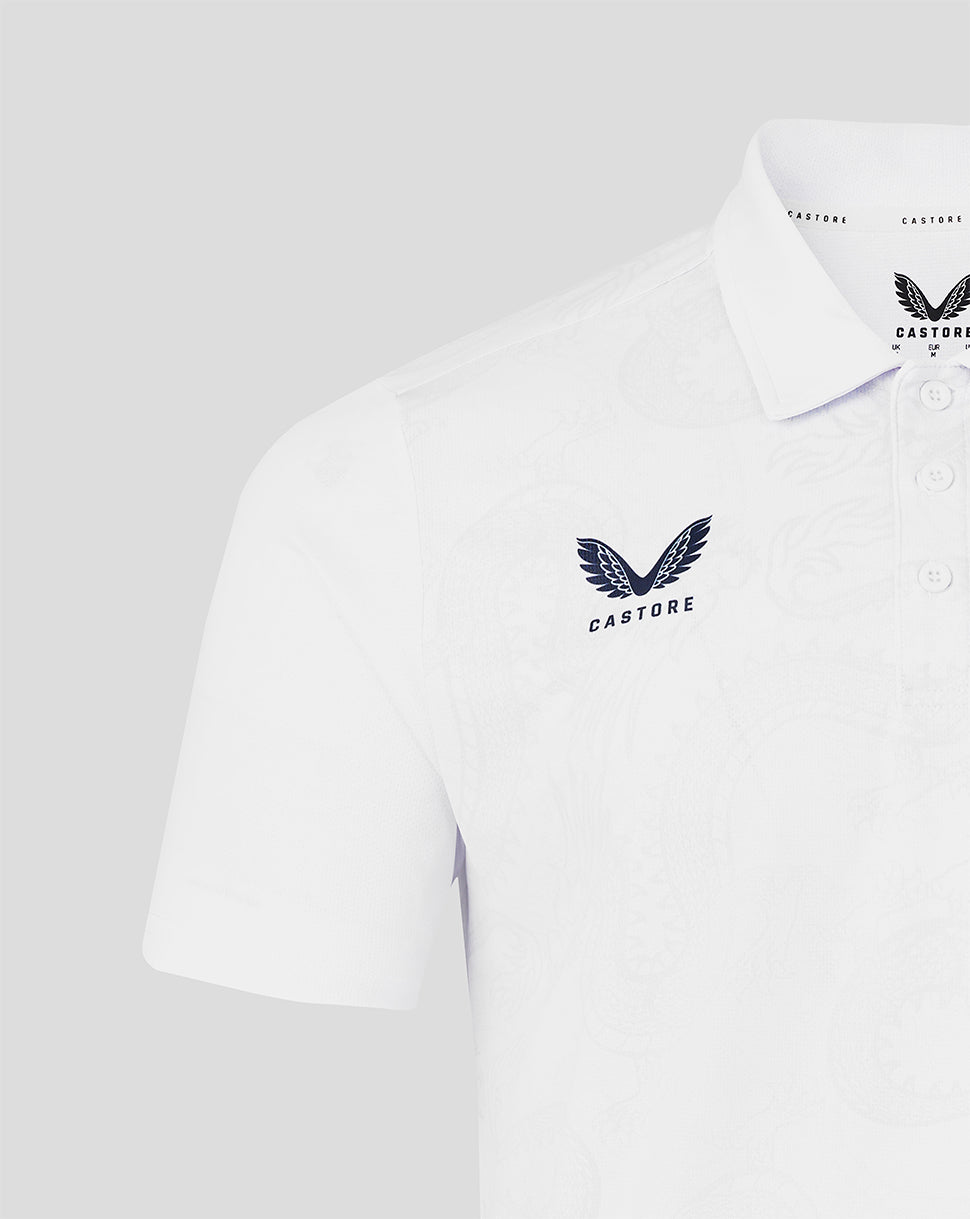 Hong Kong China Rugby Men's 2026 Graphic Training Polo - White