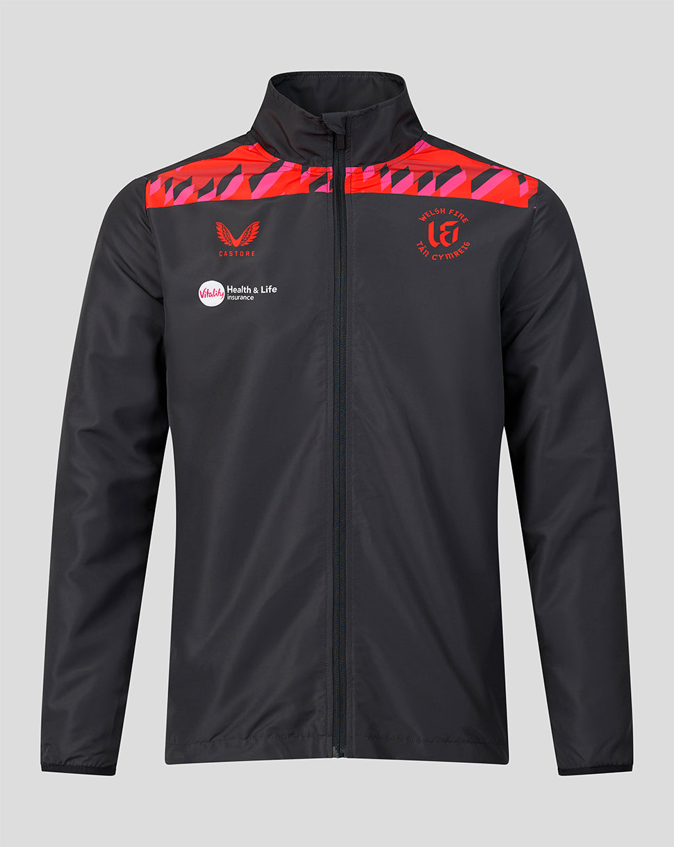 Welsh Fire The Hundred Mens 2026 Woven Pre Match Jacket - Red