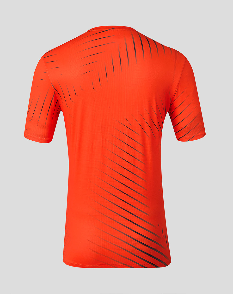Mens Sunrisers Leeds The Hundred Short Sleeve Training T-Shirt 2026 - Orange
