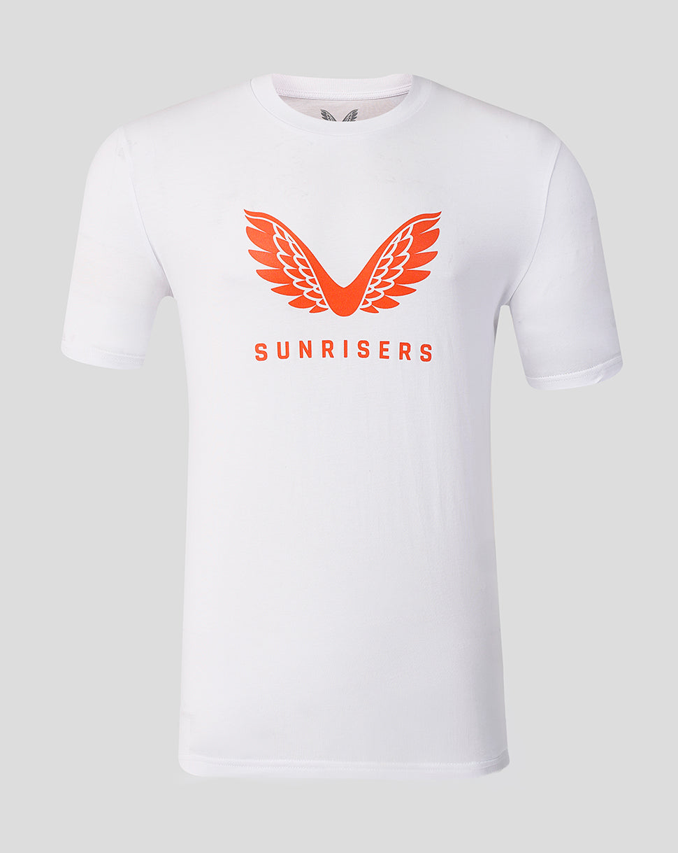 Mens Sunrisers Leeds The Hundred Big Wings T-Shirt 2026 - White