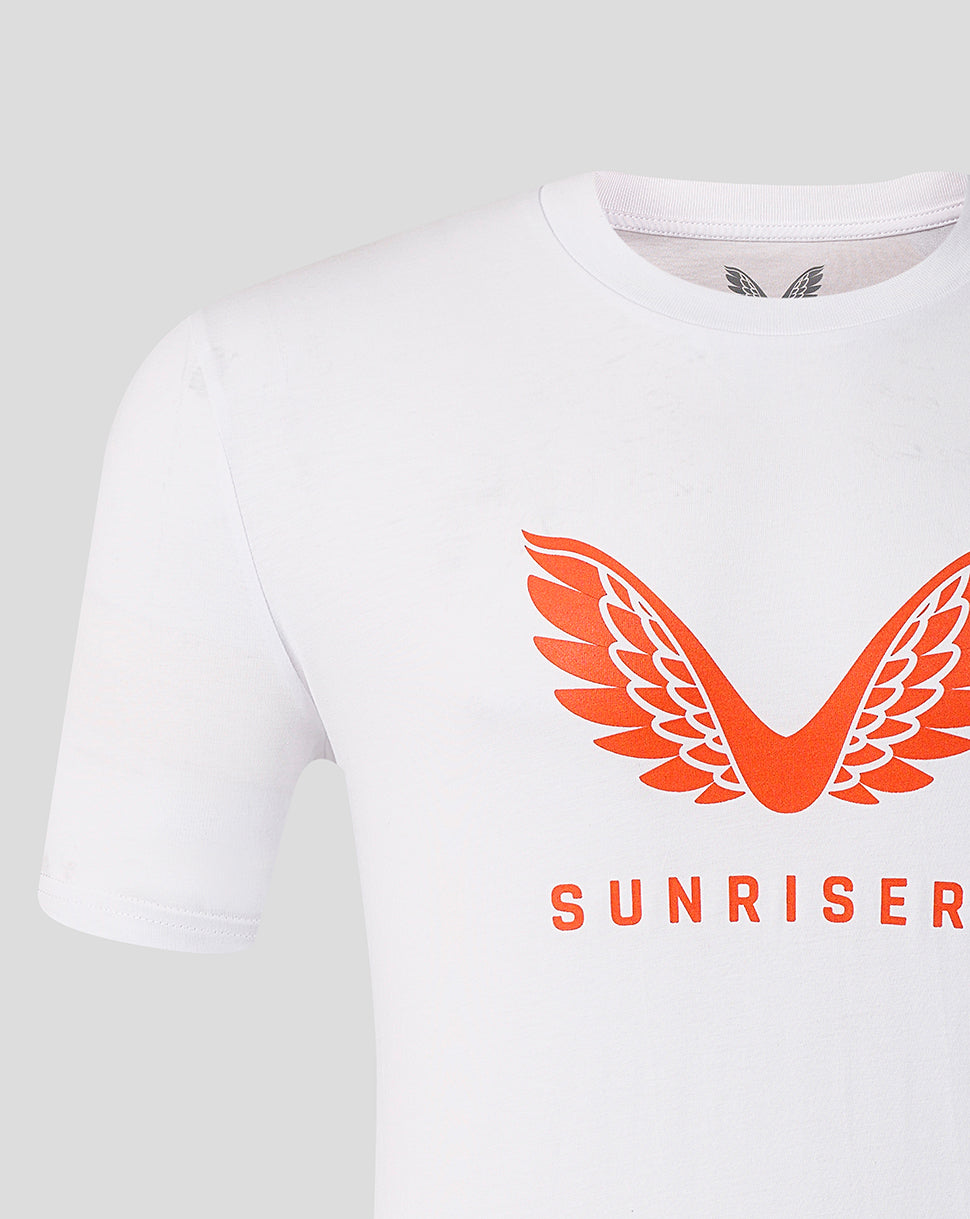 Mens Sunrisers Leeds The Hundred Big Wings T-Shirt 2026 - White