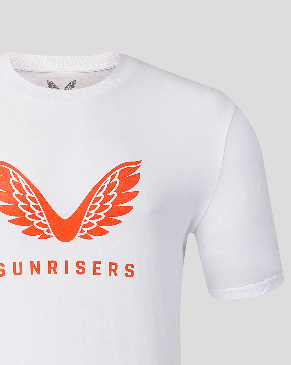 Mens Sunrisers Leeds The Hundred Big Wings T-Shirt 2026 - White