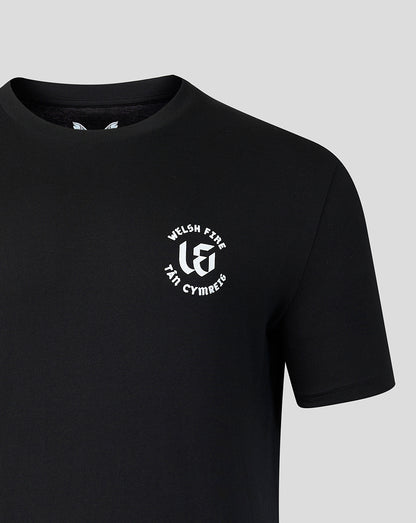 Men's Welsh Fire Fuel The Fire T-Shirt Black