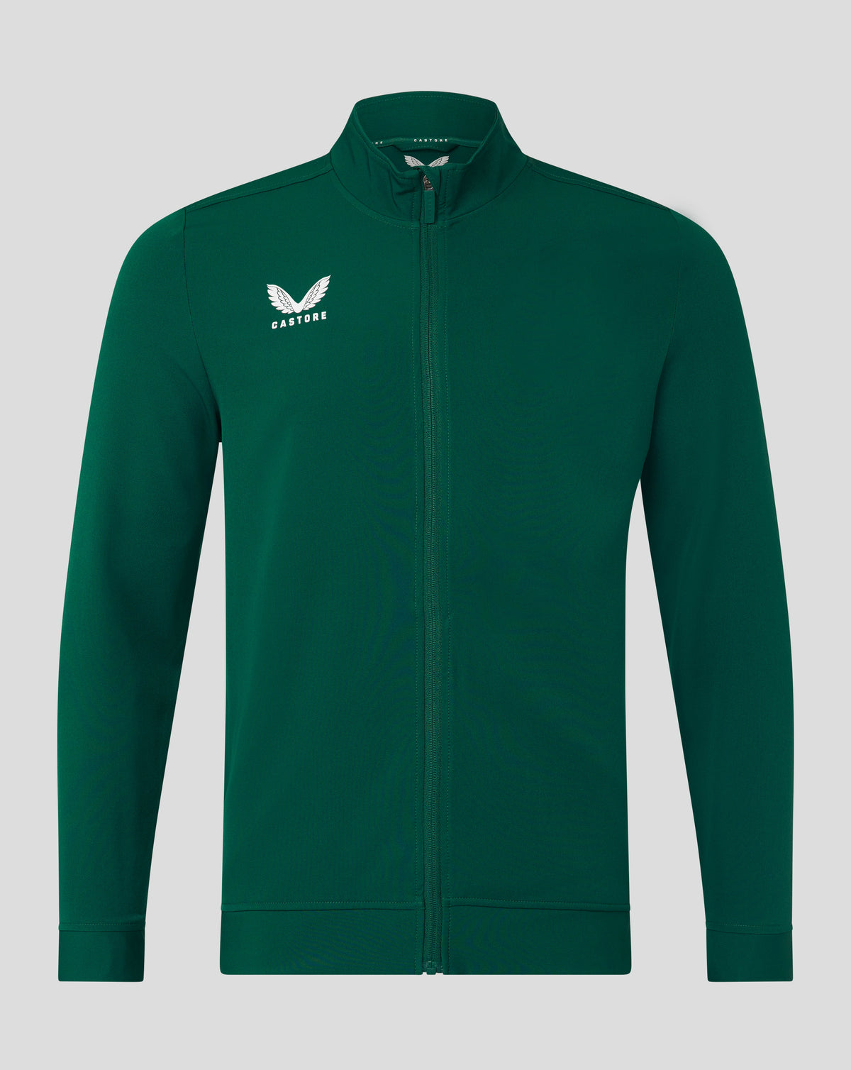 Men's Botanical Garden track jacket with funnel neck full zip and left chest Castore logo