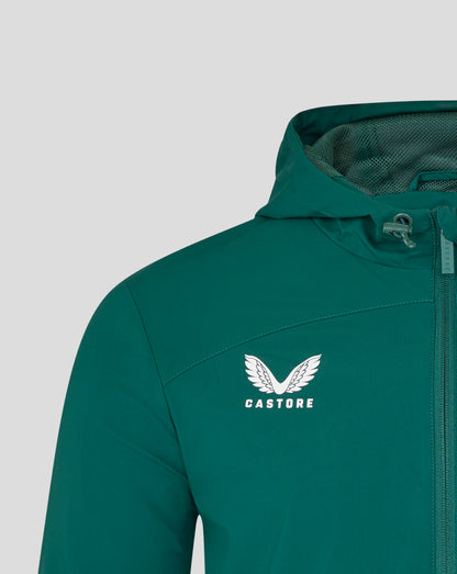 Leicester Tigers Men's 25/26 Training Rain Jacket - Botanical Garden
