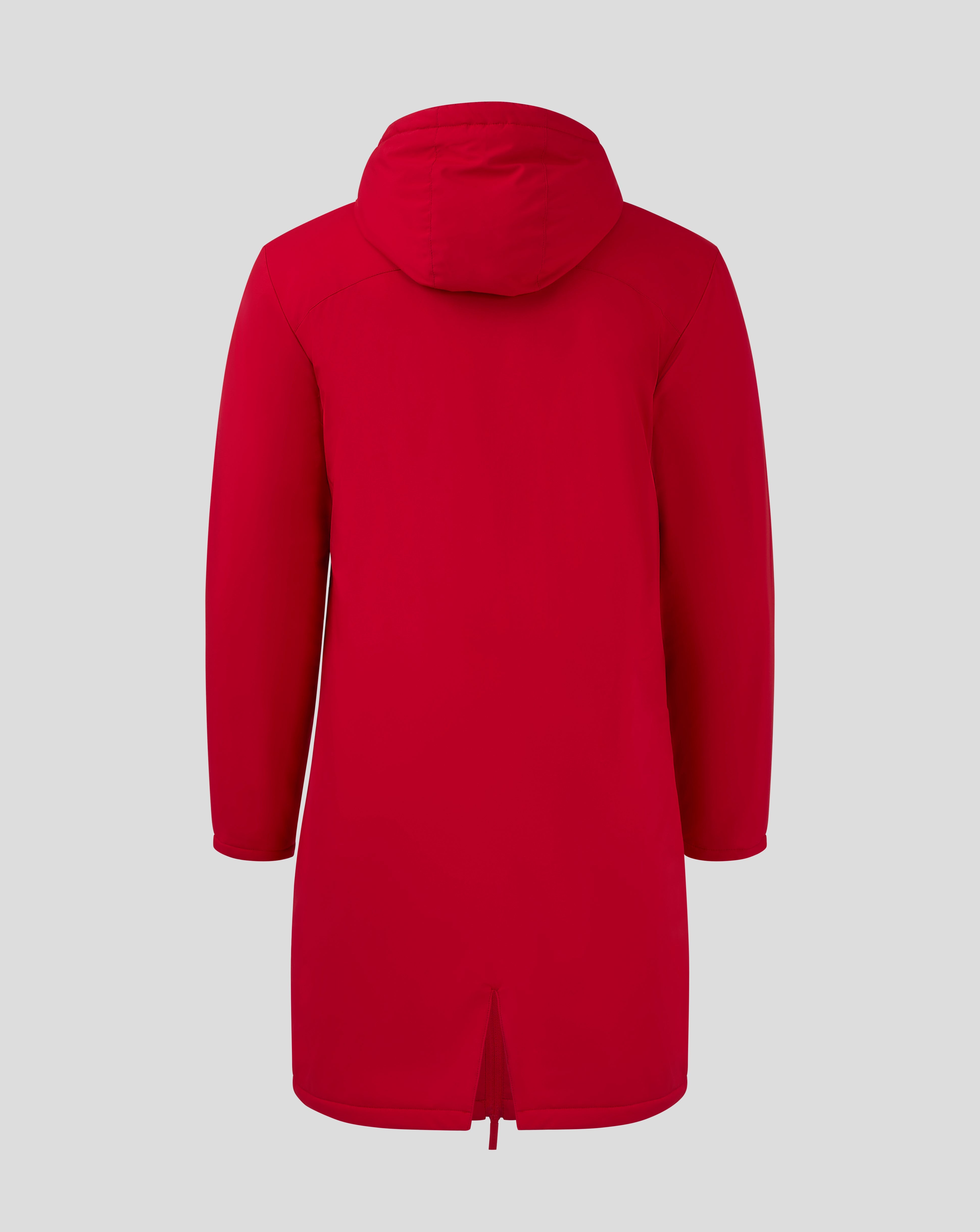 Mens Long Length Bench Jacket - True Red – Castore