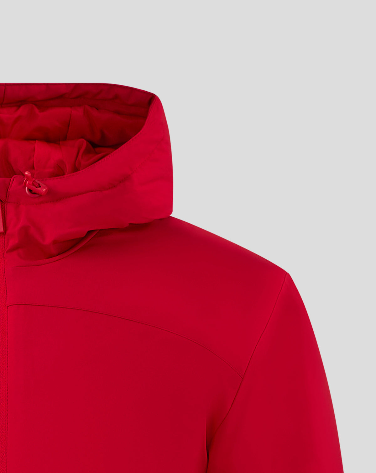 Mens Long Length Bench Jacket - True Red - True Red