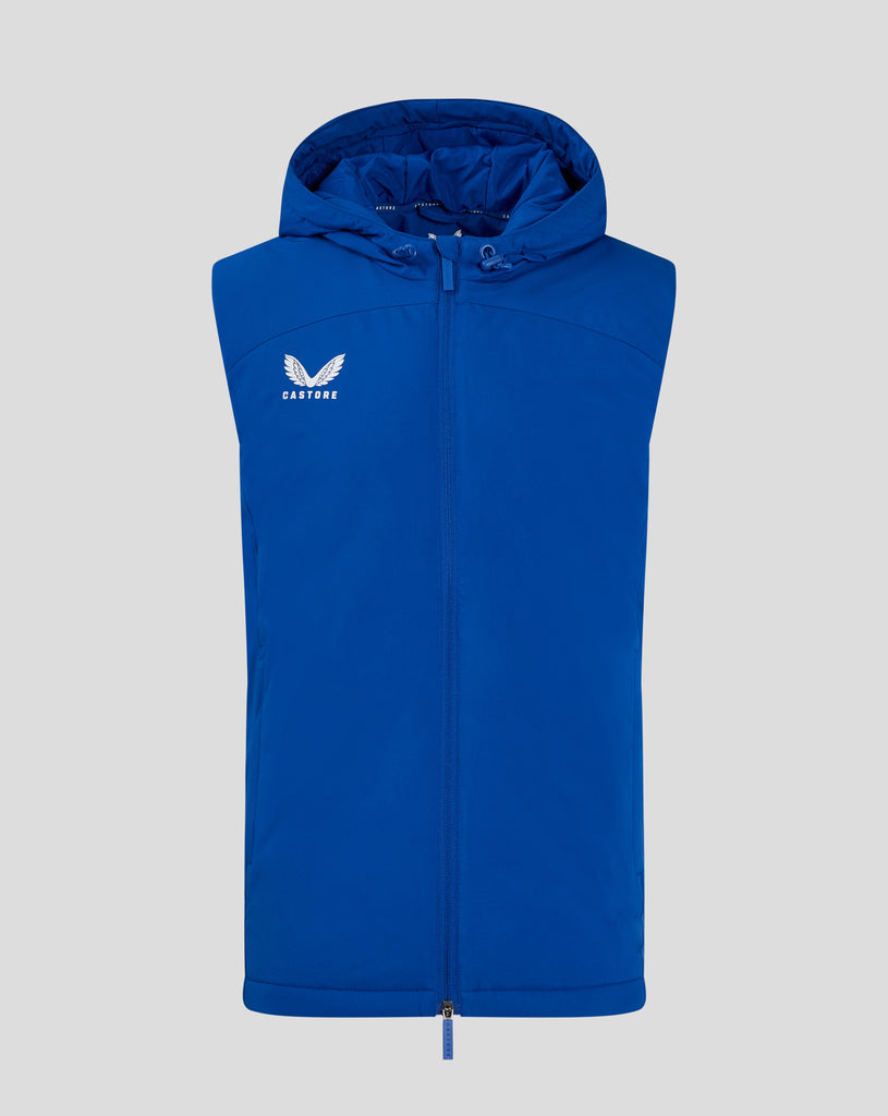 Mens Padded Gilet With Hood - Surf The Web
