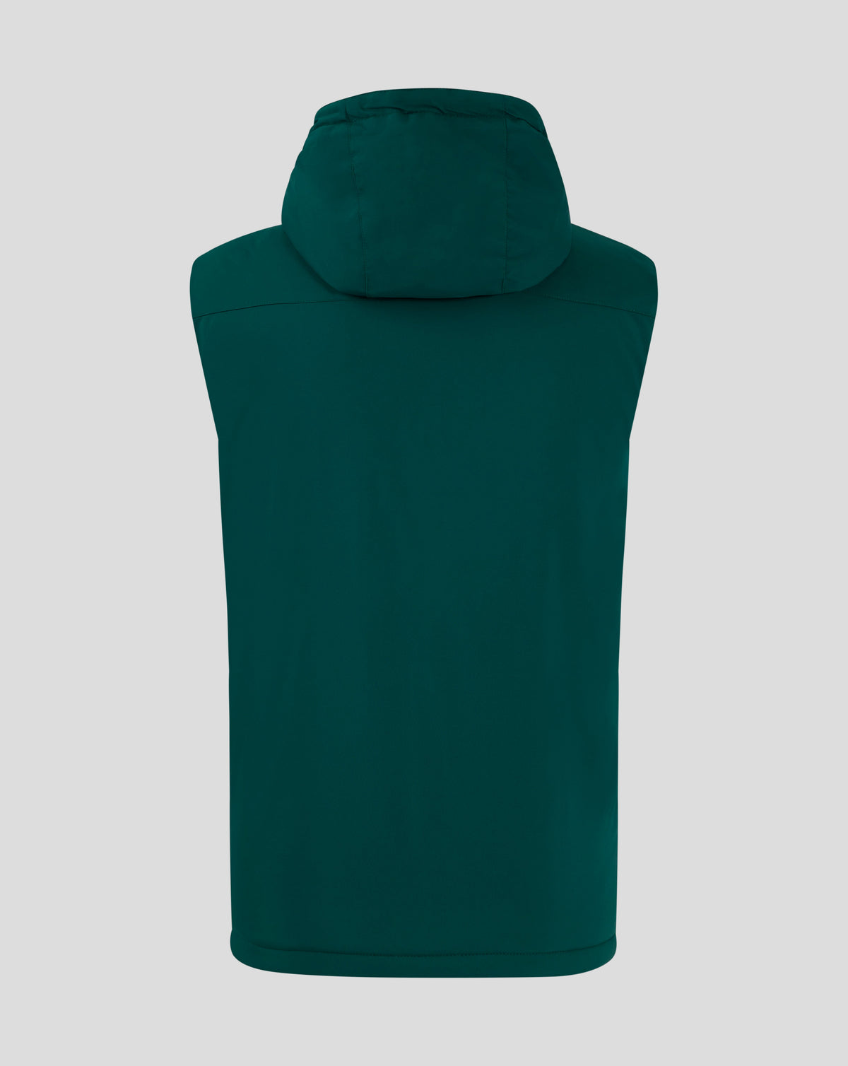 Mens Padded Gilet With Hood - Botanical Garden - Botanical Garden