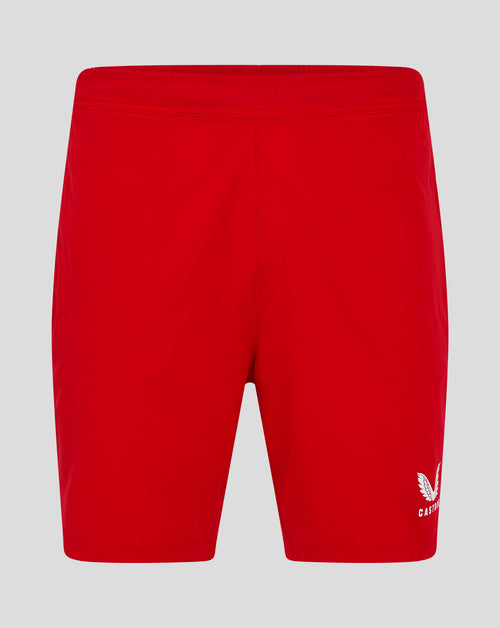 Mens Woven Training Short - True Red