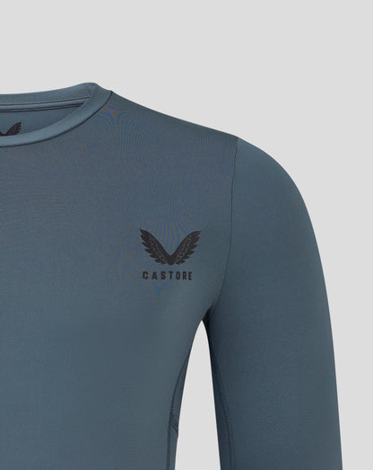 Mens Baselayer Long Sleeve Top - Dark Slate