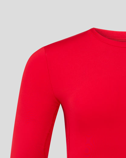 Mens Baselayer Long Sleeve Top - True Red