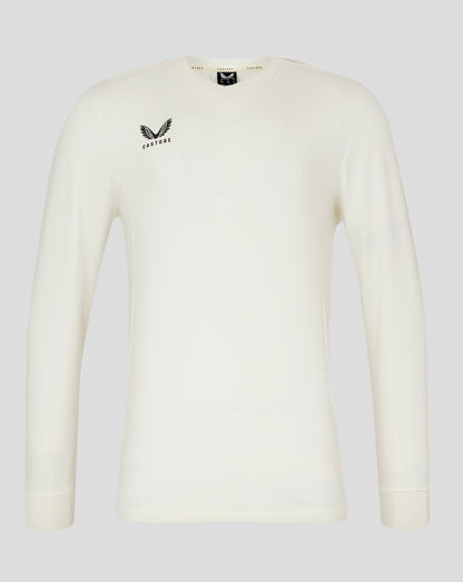 Mens Cricket Jumper - Cannoli Cream