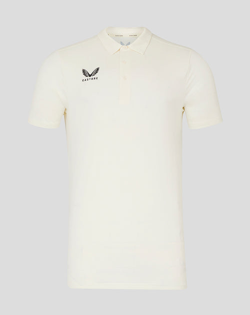 Mens Cricket Short Sleeve Tech Polo