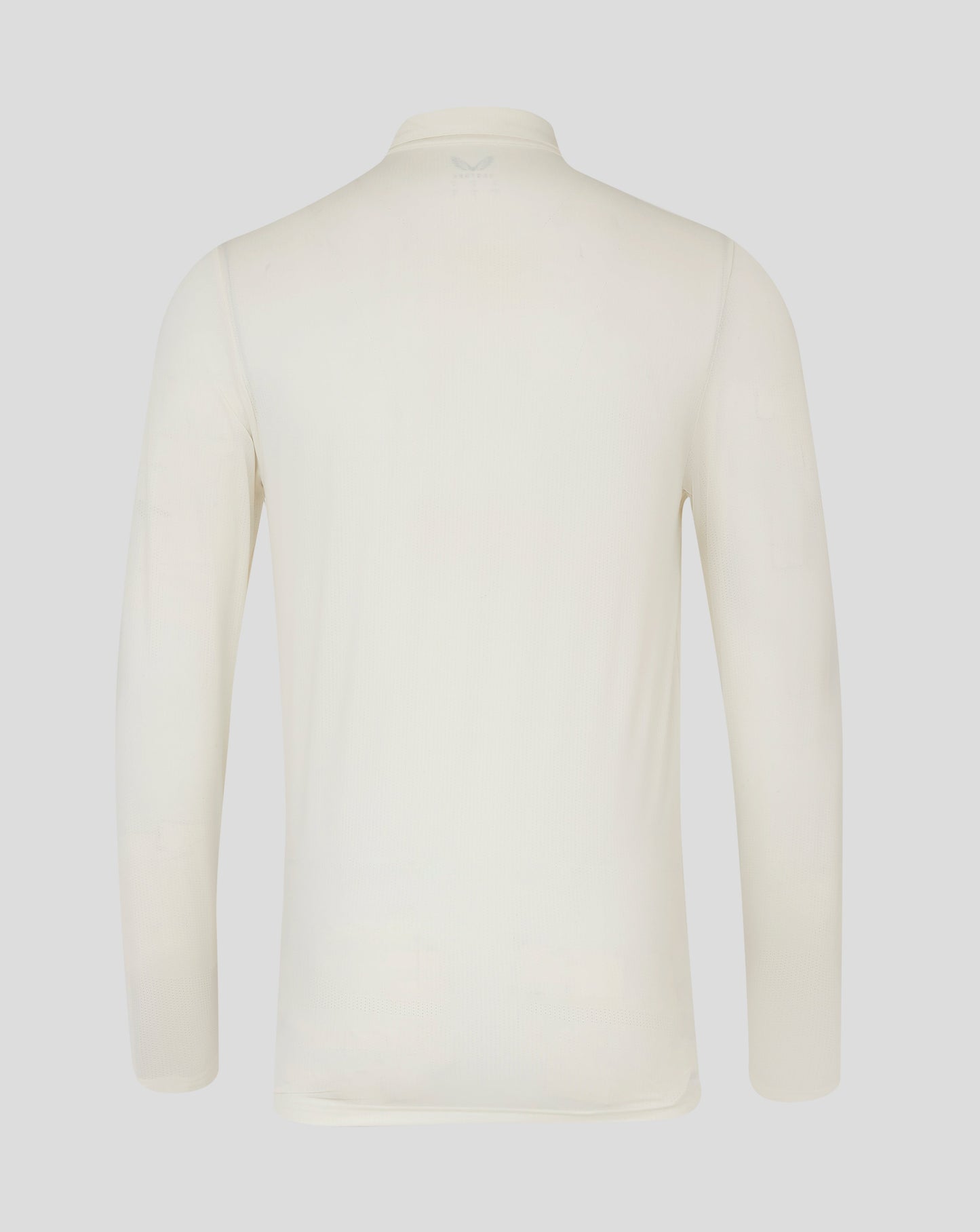 Mens Cricket Long Sleeve Tech Playing Shirt - Cannoli Cream