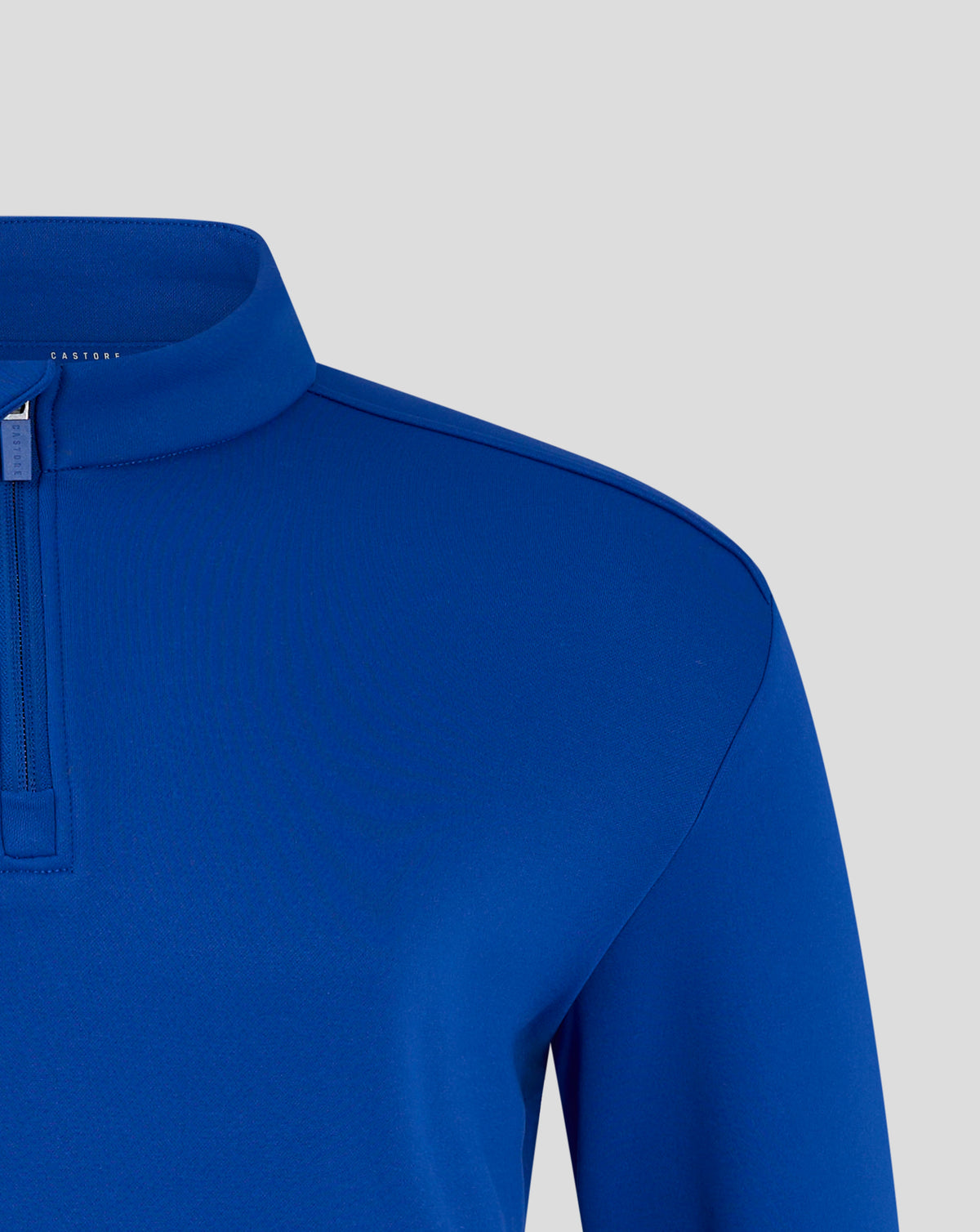 Men's 1/4 Zip Top - Blue - Surf The Web