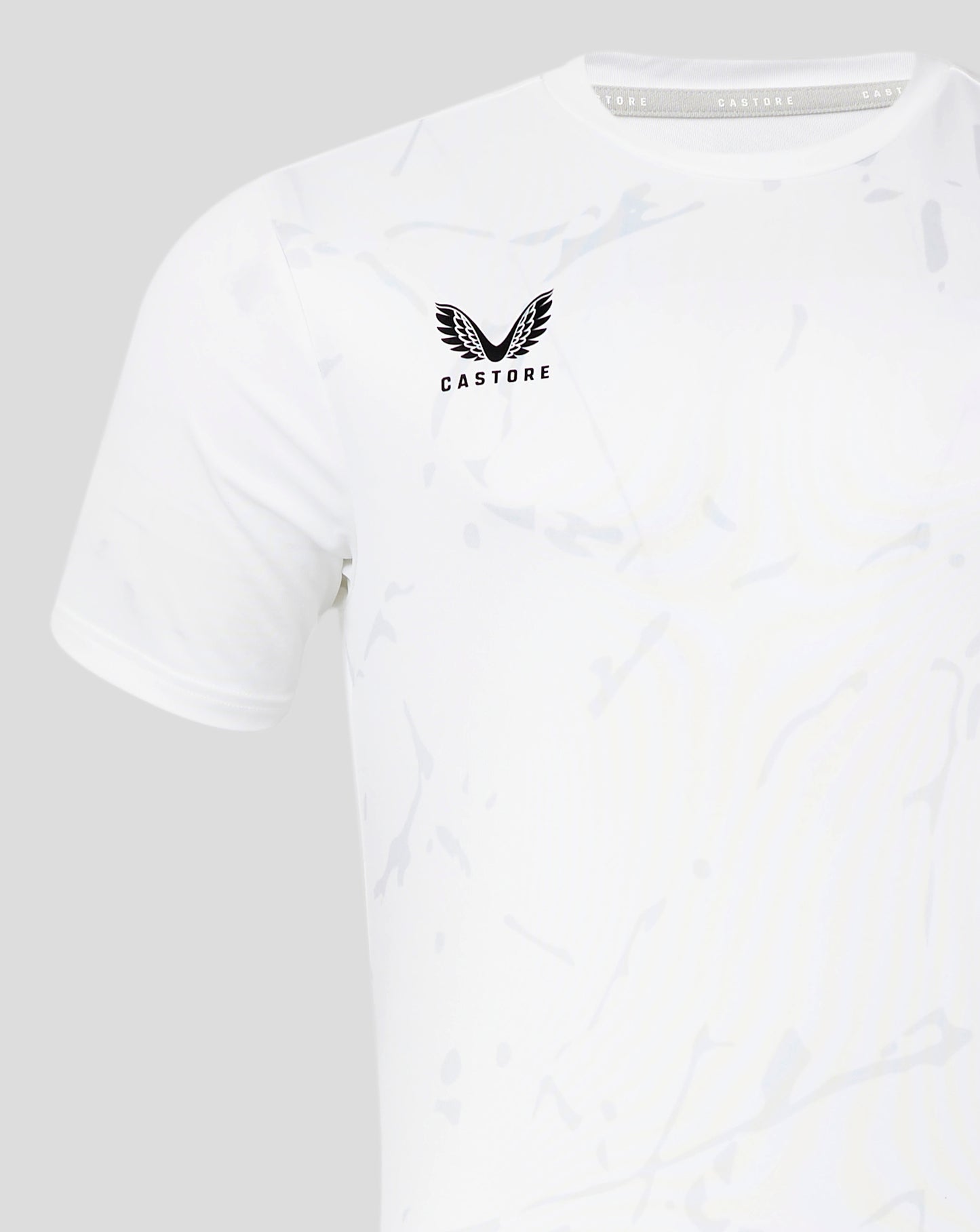 Marble Printed Training Tee - Brilliant White/ Allure