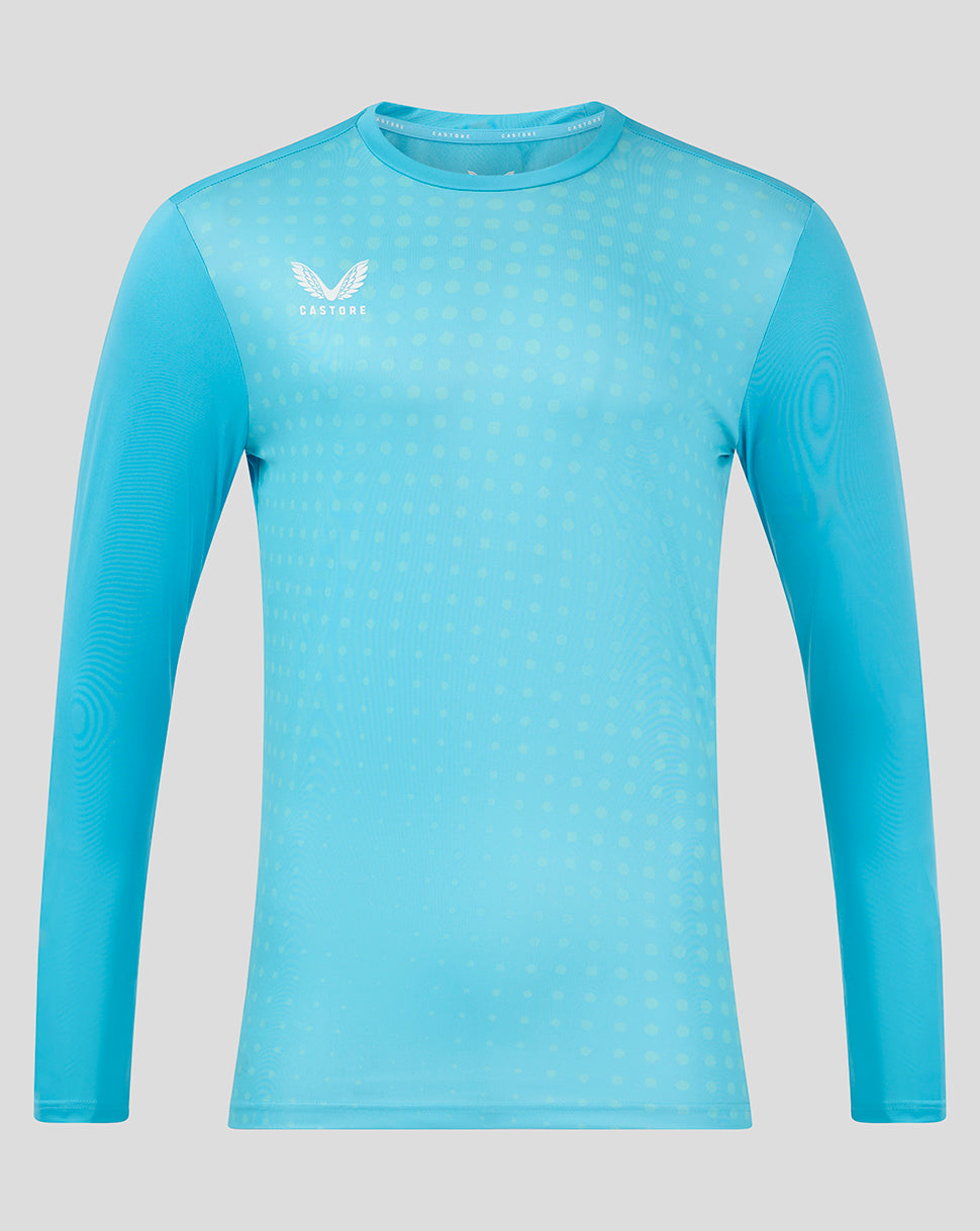 LS Dots Printed Training Tee  2 - Aquarius / Bachelor Button