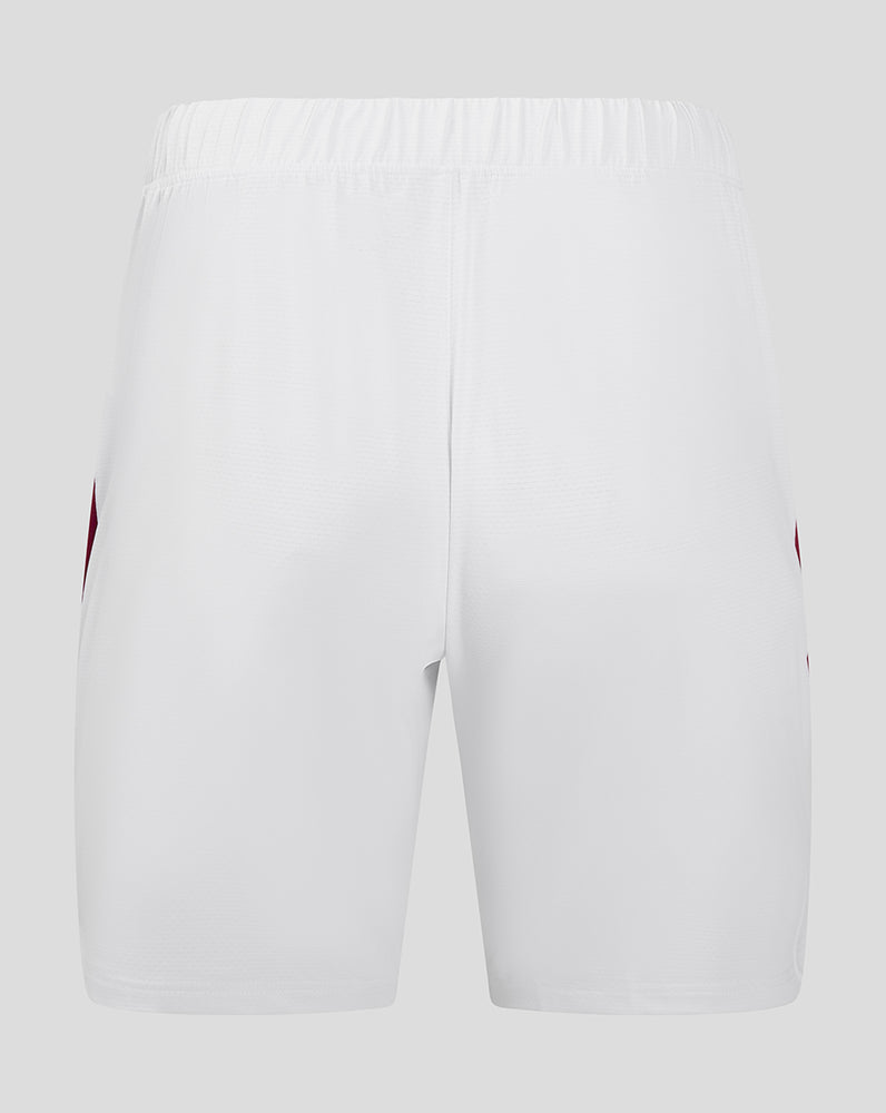 Mens ASTON VILLA FC PRO AWAY CHANGE SHORT - BRILLIANT WHITE/ RHODODENDRON