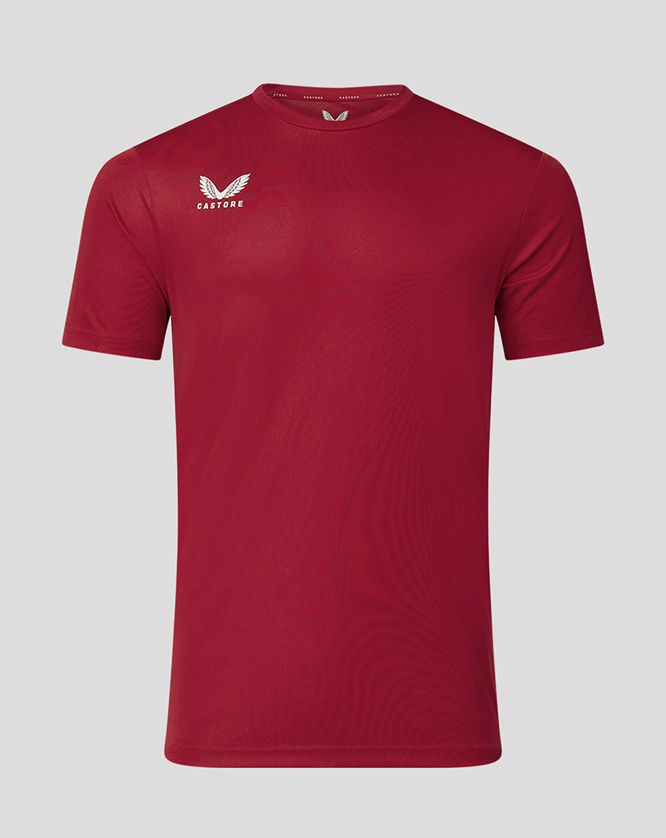 Mens Short Sleeve Training T-Shirt - Biking Red - Biking Red