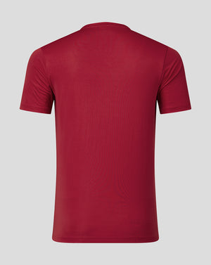 Mens Short Sleeve Training T-Shirt - Biking Red