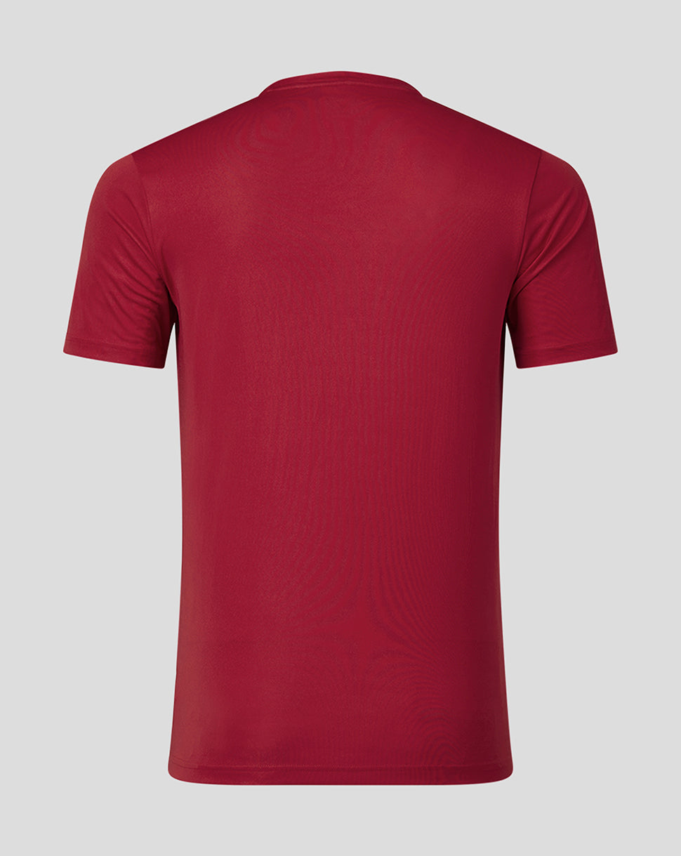 Mens Short Sleeve Training T-Shirt - Biking Red - Biking Red