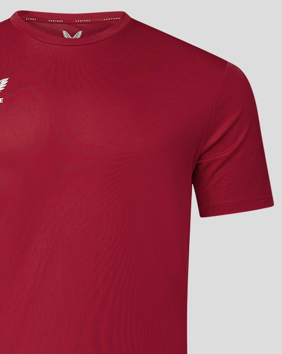 Mens Short Sleeve Training T-Shirt - Biking Red - Biking Red