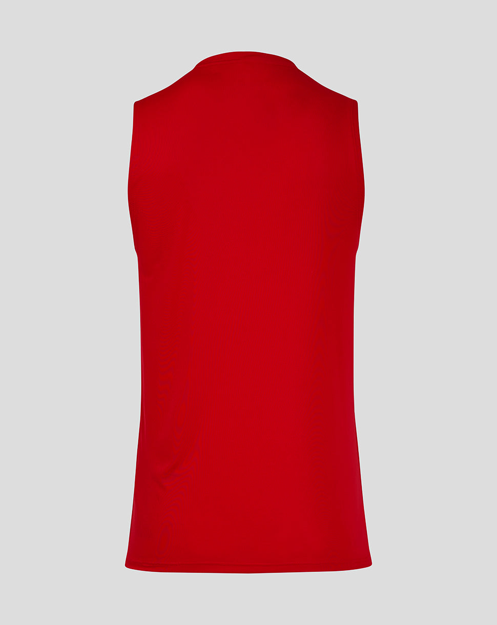 Mens Training Singlet - True Red - True Red