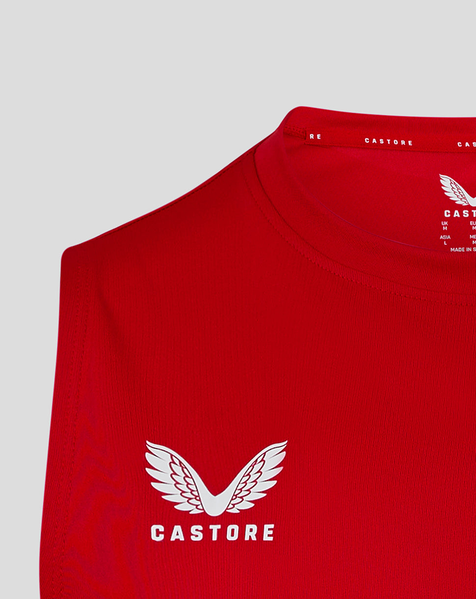 Mens Training Singlet - True Red - True Red