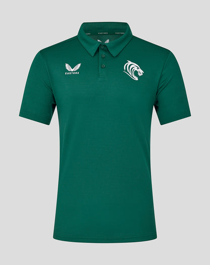 Leicester Tigers Men's 25/26 Short Sleeve Training Polo - Botanical