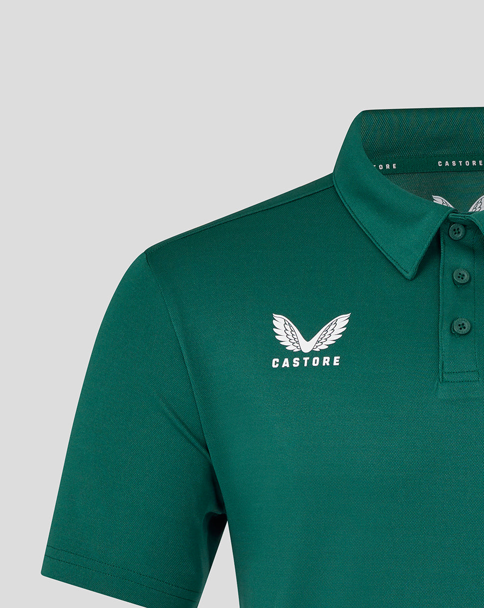Leicester Tigers Men's 25/26 Short Sleeve Training Polo - Botanical