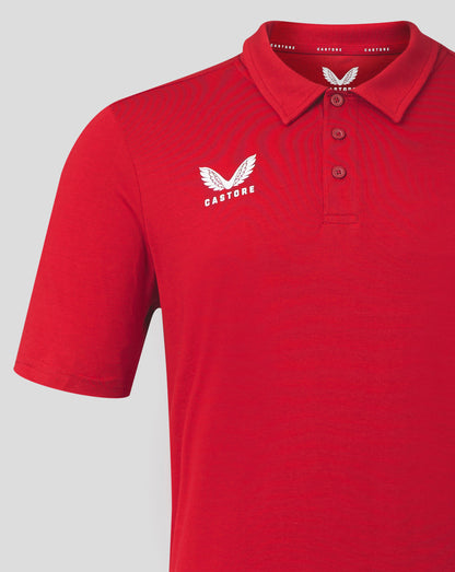 Mens Cotton Leisure Polo - True Red