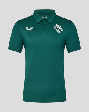 Leicester Tigers Men's 25/26 Short Sleeve Training Polo - Botanical