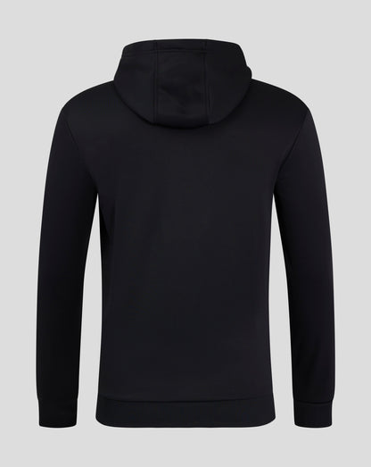 Mens Performance Overhead Hoodie - Caviar